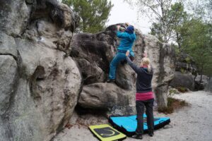 Nadine in Aktion, gespottet von Becki