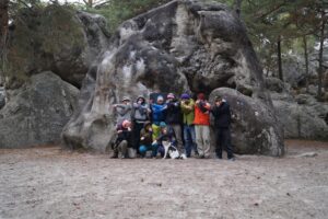 Die Crew am Elefanten