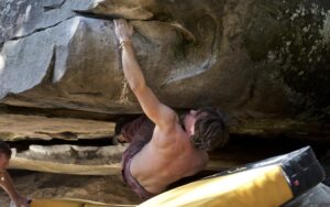 Philipp in 'Toit du L'épinet' 6b+