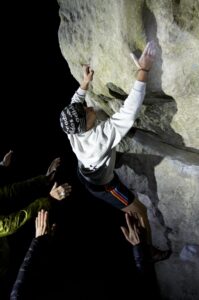 Waleed bei Nacht - kurze Session bei der 'roten 1'