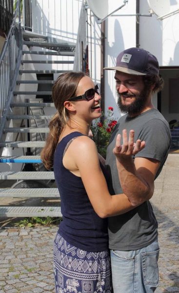 Die Stimmung ist schon mal gut!